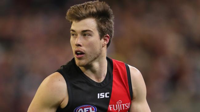 Nick Gieschen manages several star clients including Essendon’s Zach Merrett.