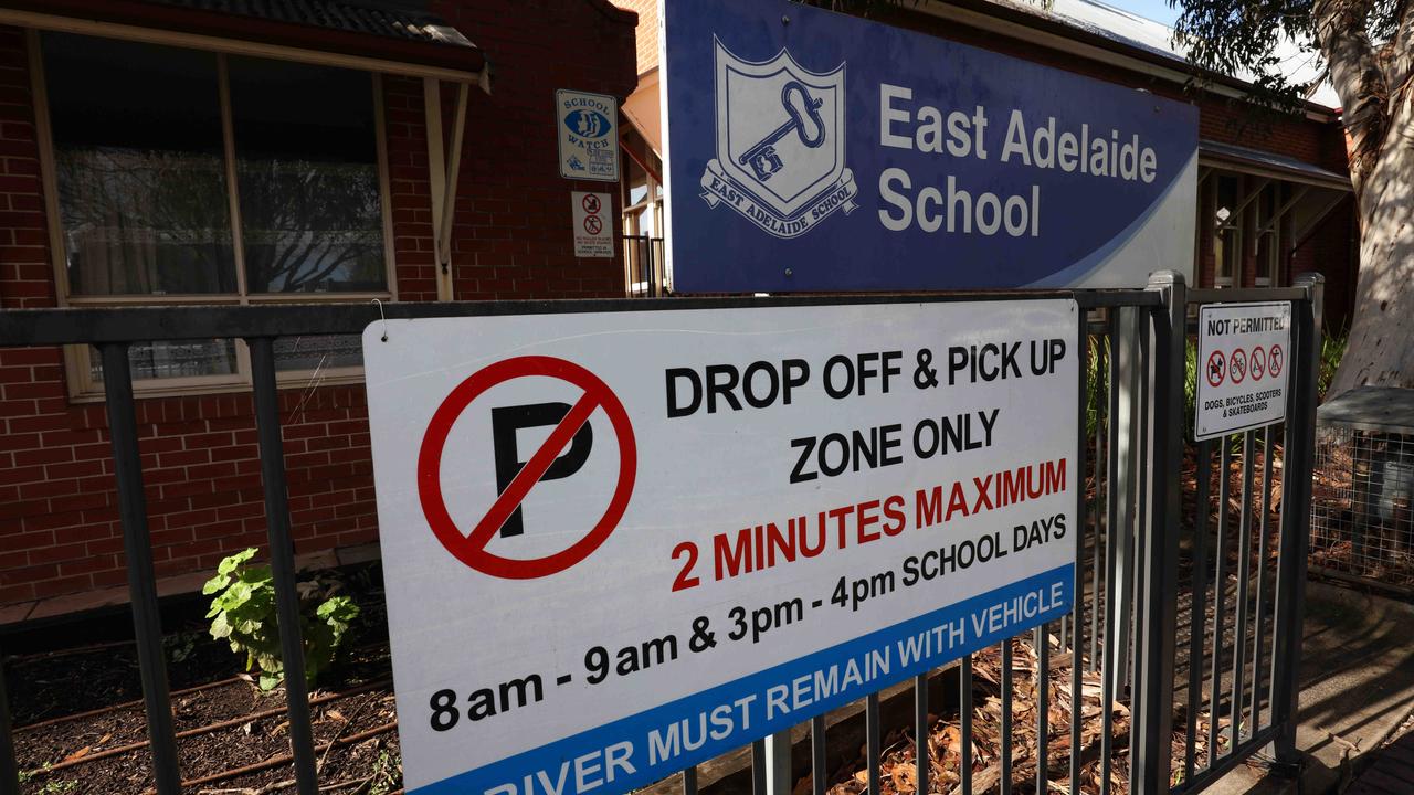 South Australia Police are investigating a string of alleged bomb threats across the state, including one at East Adelaide School. Picture: NCA NewsWire / Emma Brasier