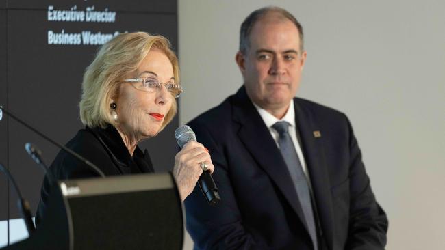 ABC chair Ita Buttrose and managing director David Anderson. Picture: Ryan Osland