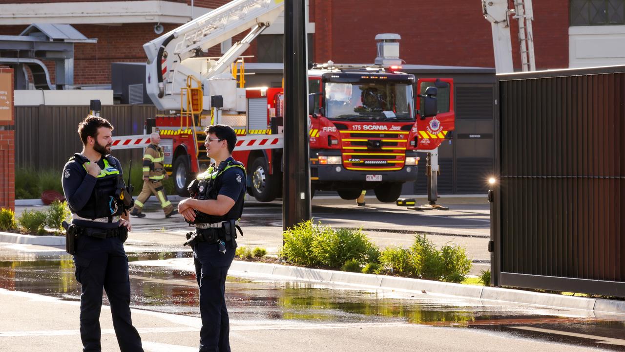 Man arrested over blaze at Caulfield Racecourse