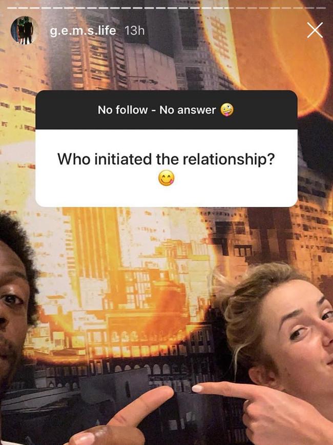 The power couple are bringing the banter. Picture: Instagram