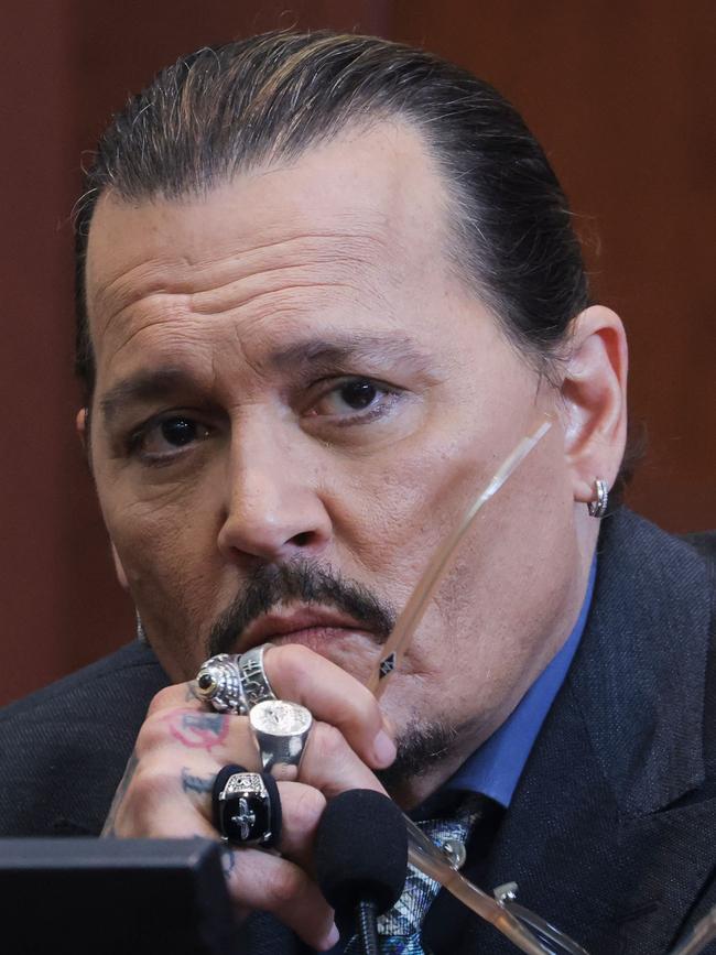 Johnny Depp filed a $50 million defamation suit against his ex-wife. Picture: EVELYN HOCKSTEIN / POOL / AFP)