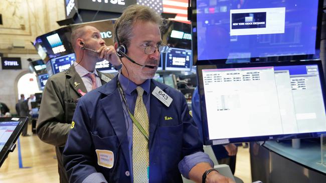 Investors are considering the path of future rate hikes from the US Federal Reserve. Picture: AP Photo/Richard Drew.