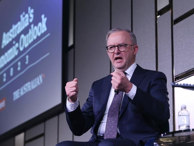 Mr Albanese says he isn’t contemplating calling an early election. Picture: John Feder/ The Australian