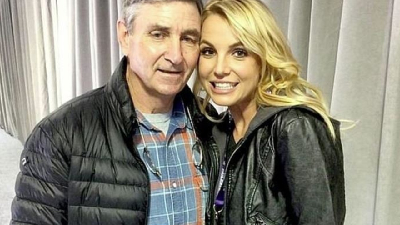 Britney Spears with dad Jamie