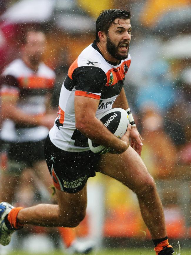 James Tedesco charges forward for Wests.