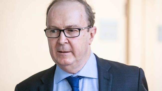 The director of Insurer Select AFSL Pty Ltd, Russell Howden, before giving evidence at the Royal Commission into Misconduct in the Banking, Superannuation and Financial Services Industry at the Supreme Court of the Northern Territory in Darwin. Picture: AAP