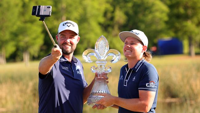 Marc Leishman and Cameron Smith won the 2021 Zurich Classic together (Photo by Stacy Revere/Getty Images)