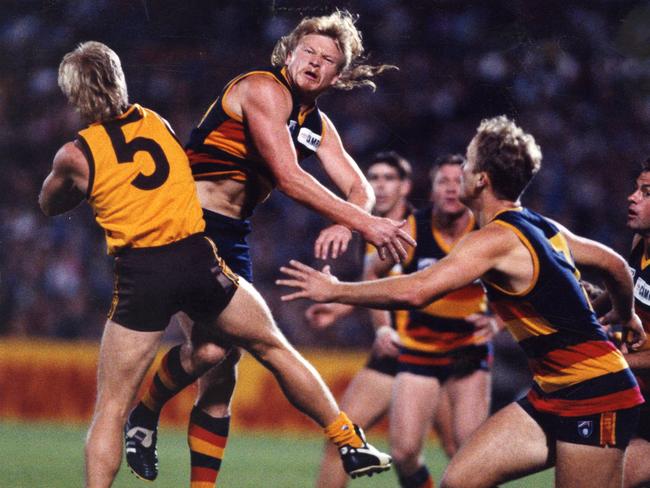 Wayne Weidemann during his playing days with the Crows in the 1990s.