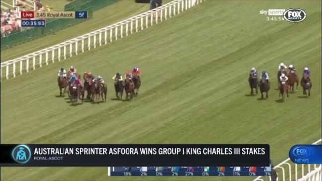 Asfoora wins King Charles III stakes