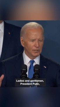 Biden introduces Zelensky as PUTIN during press conference