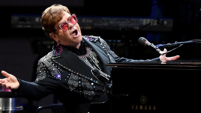 Elton John is unable to reschedule his aborted Yarra Valley show. Picture: AAP