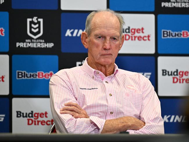 Wayne Bennett has rejected suggestions that South Sydney are consulting him regarding recruitment. Picture: NRL Photos