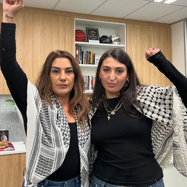 Renee Nayef with controversial senator Lidia Thorpe. Picture: Instagram