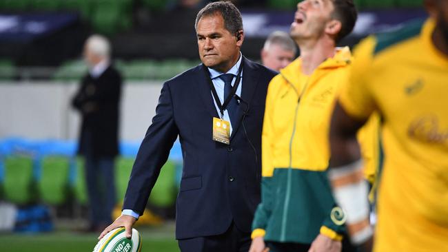 The Wallabies have won just two Tests under Dave Rennie’s reign Picture: AFP