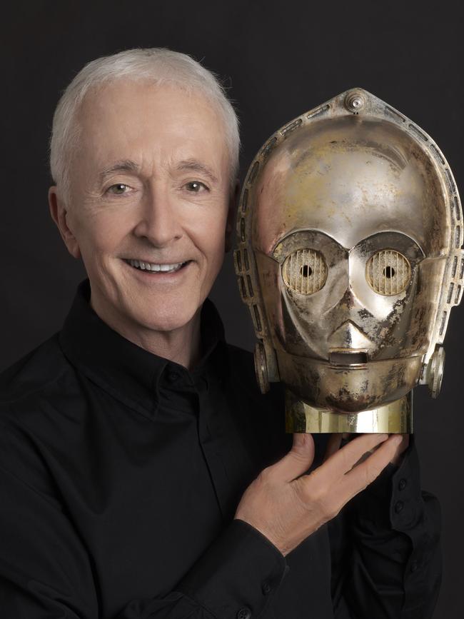 Daniels and the head of C-3PO.