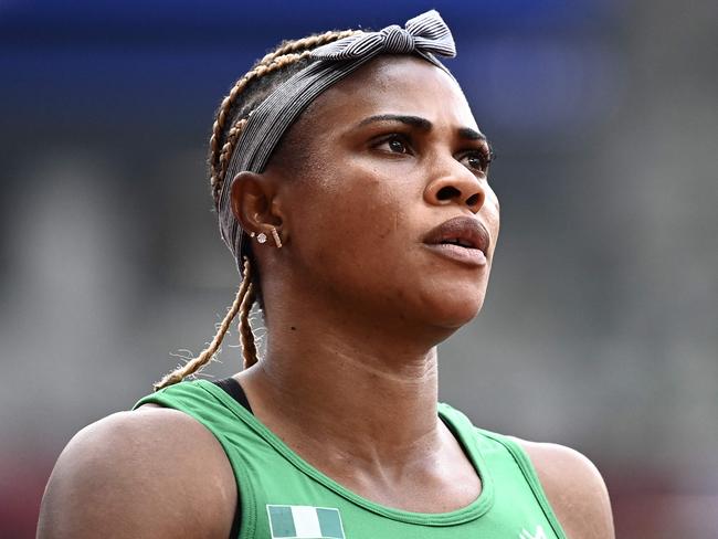 Nigeria's Blessing Akagbare. Picture: AFP