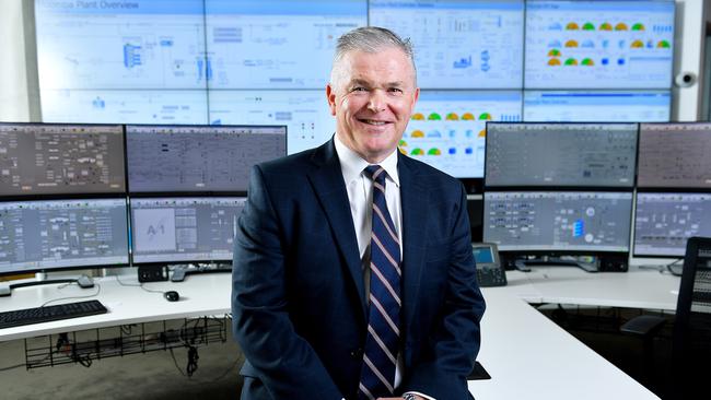 Santos managing director Kevin Gallagher at the company’s Adelaide headquarters.