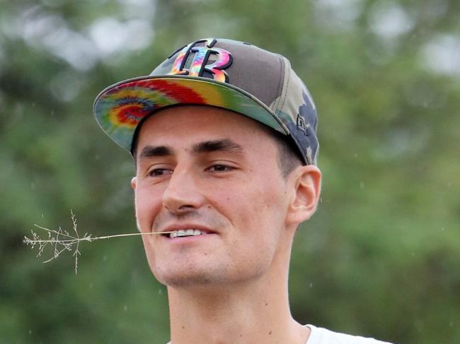 Bernard Tomic -  I'm A Celebrity Get Me Out Of Here - Episode 1 Season 4. Picture: Channel 10