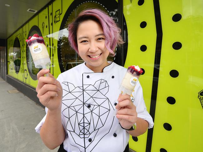 Dessert superstar Christy Tania opens her first, stand-alone store, Glace, where she serves incredible ice creams and ice cream pastries. Picture: Nicki Connolly