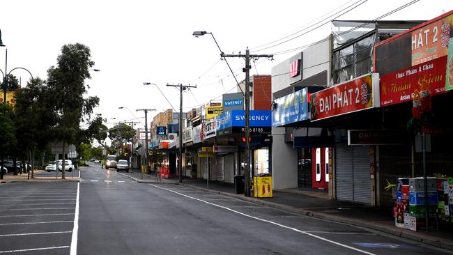 Shops at Alfrieda street St Albans. Picture: Nicole Garmston