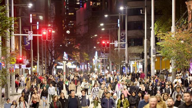 Business groups warn parts of Sydney CBD have increasingly become inaccessible cabs. Picture: Damian Shaw