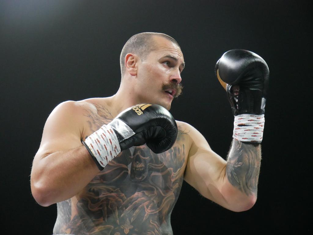 Reagan Campbell-Gillard at the Battle of the Reef fight night at the Townsville Entertainment and Convention centre, October 7 2023. Picture: Blair Jackson.