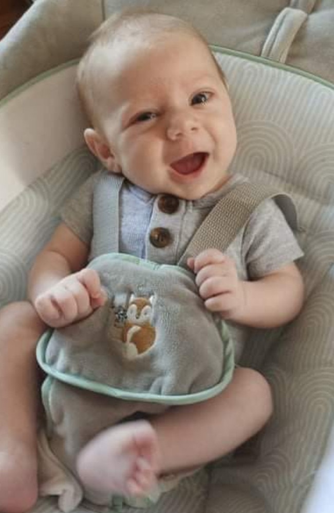 Niklaus Lucas Everett born December 15, 2021, at Mackay Base Hospital weighing 3260g and measuring 51cm. He is a son for Amy-lee Burns and Steve Everet, and brother to Lucas, Zaya and Sarah. Picture: Amy-lee Burns DMBD21