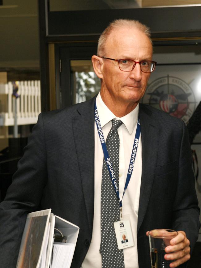 Acting CEO Joe McCabe pictured going into the council meeting this week. Picture: Shae Beplate.