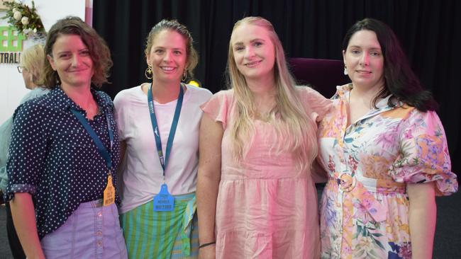 Abby Glasser, Belinder Reid, Myste Fursman and Melissa Weisse at the Westpac High Tea at Beef Australia 2024. Picture: Aden Stokes