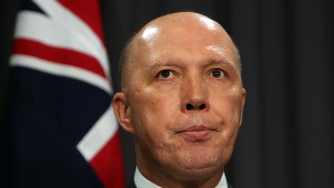 Home Affairs Minister Peter Dutton. Picture: Kym Smith