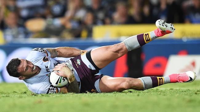 Darius Boyd’s absence is a huge body blow for the Broncos. Photo: Zak Simmonds