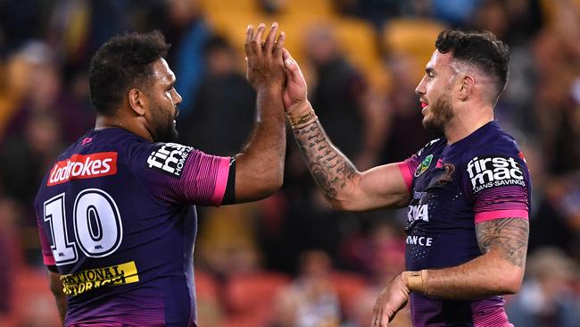 Sam Thaiday and Darius Boyd provided the broncos with some veteran assurance.