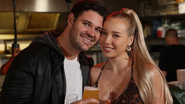 Gold Coast reality Apollo Jackson and Edyn Mackney bonded over their reality TV experiences and are now a happy couple. Picture Glenn Hampson