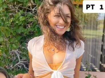 TikToker claims she grew her breasts naturally. Picture: TikTok