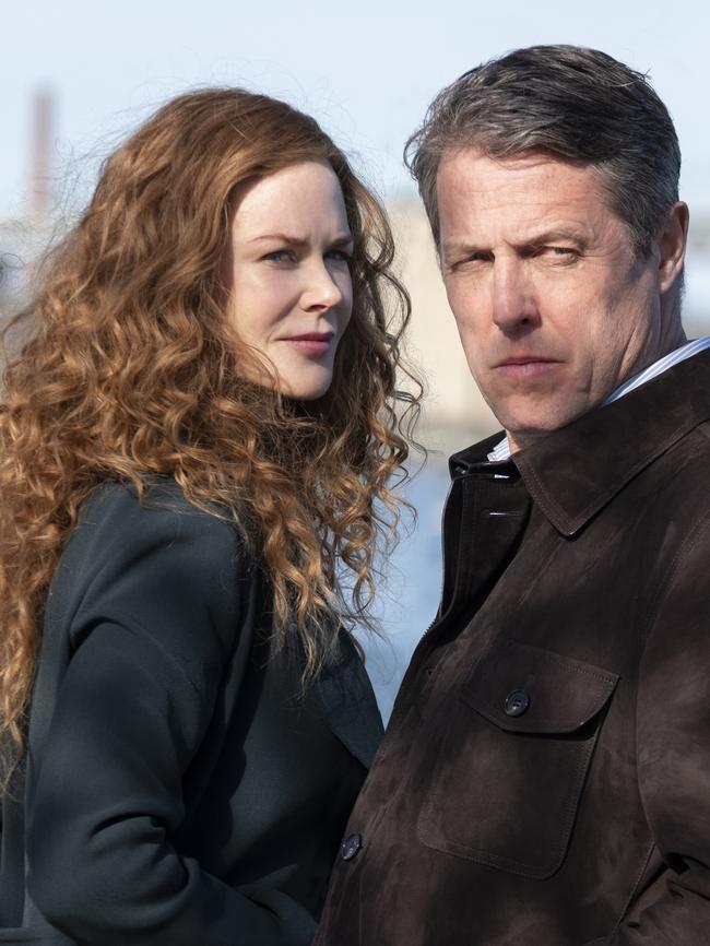 Nicole Kidman and Hugh Grant in a scene from The Undoing.