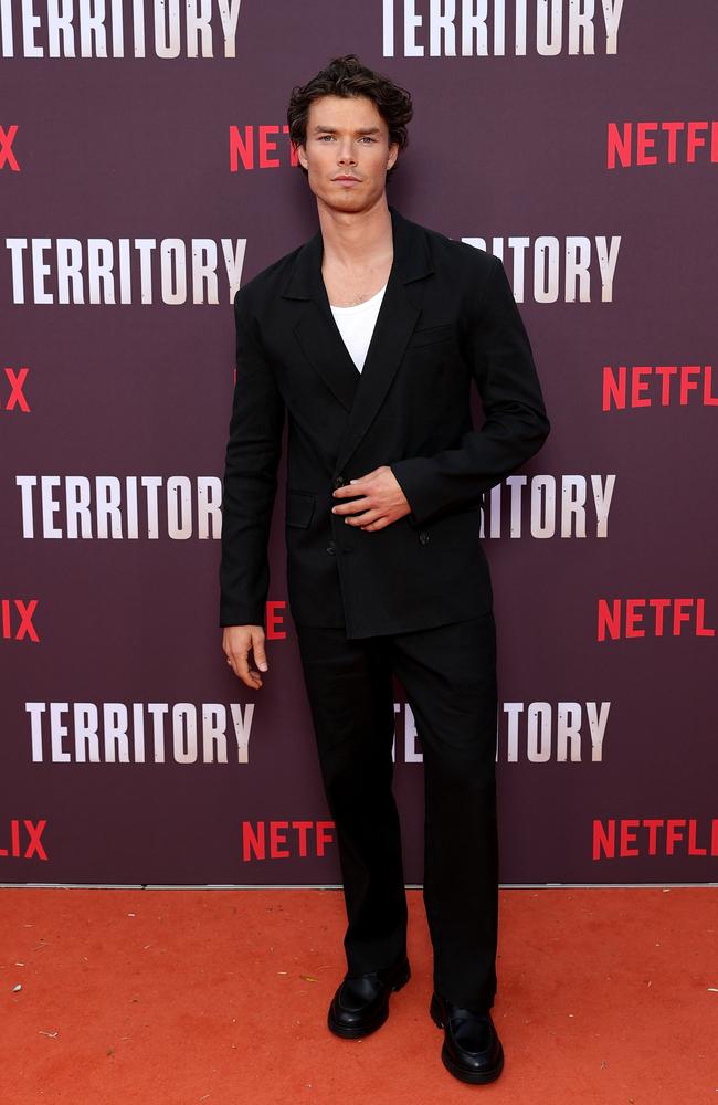 Sam Corlett stars in Netflix’s Territory. Picture: Getty Images for Netflix