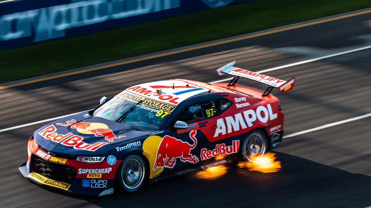 Shane van Gisbergen topped the time sheet in Perth.