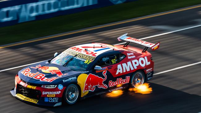 Shane van Gisbergen topped the time sheet in Perth.