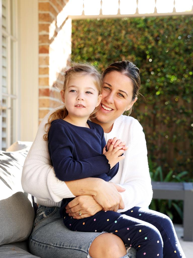 Ms Sutton said her ‘world fell apart’ when they received their daughter’s diagnosis.