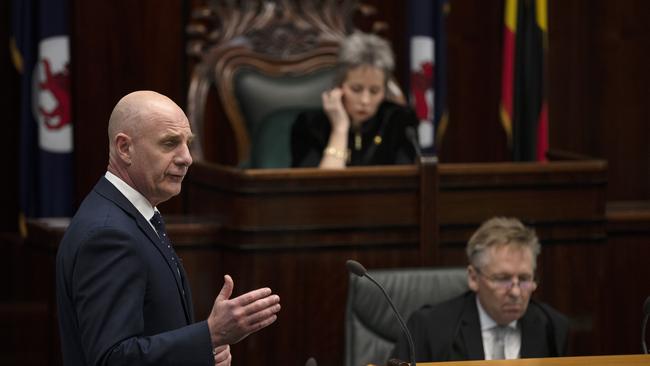 Parliament, Tasmanian Premier Peter Gutwein. Picture Chris Kidd