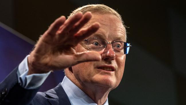 SYDNEY, AUSTRALIA - NewsWire Photos APRIL 05, 2023: RBA Governor Philip Lowe addressed the National Press Club at a special event at the Fullerton Hotel in Sydney. Picture: NCA NewsWire / Gary Ramage