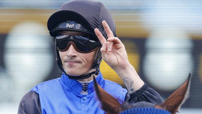 Tom Sherry rides Sanstoc for his boss, Mark Newnham. Picture: Getty Images
