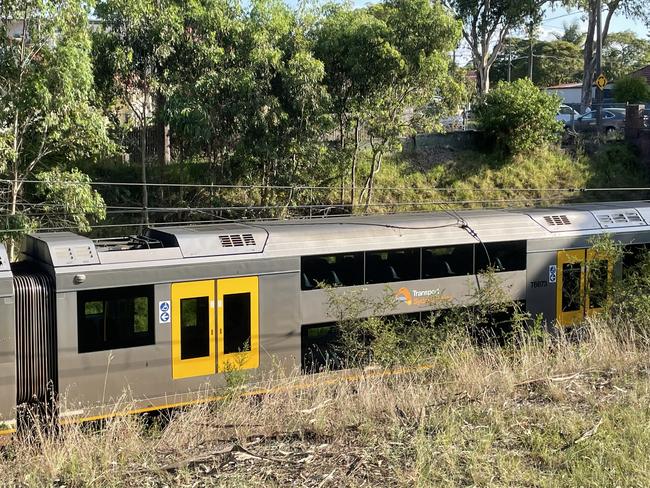 In March a train was struck by overhead wiring.