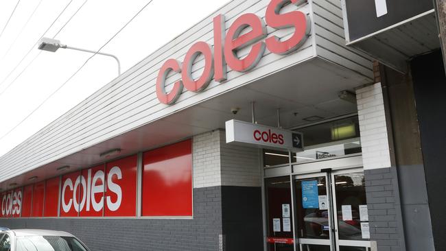 Coles has purchased the property underneath its store in the Melbourne suburb of Balaclava. Picture: NCA NewsWire / David Crosling