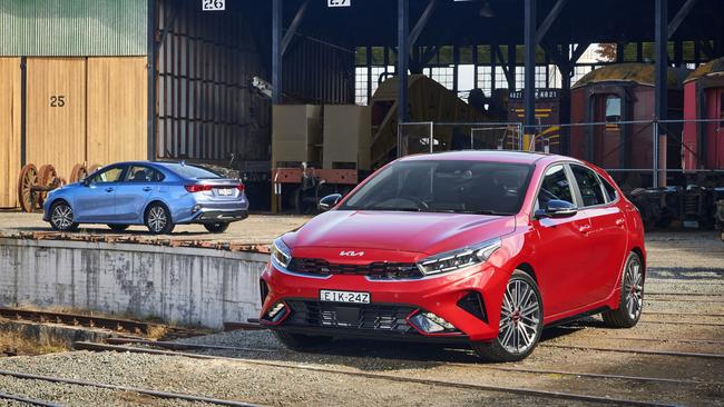 The GT, available in both sedan and hatch, sits atop of the Kia Cerato range with a sporting focus.