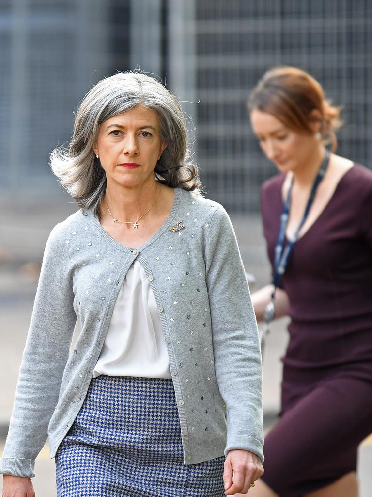 Chief Public Health Officer Professor Nicola Spurrier at press conference outside SA Health building on May 28. Picture: Tom Huntley