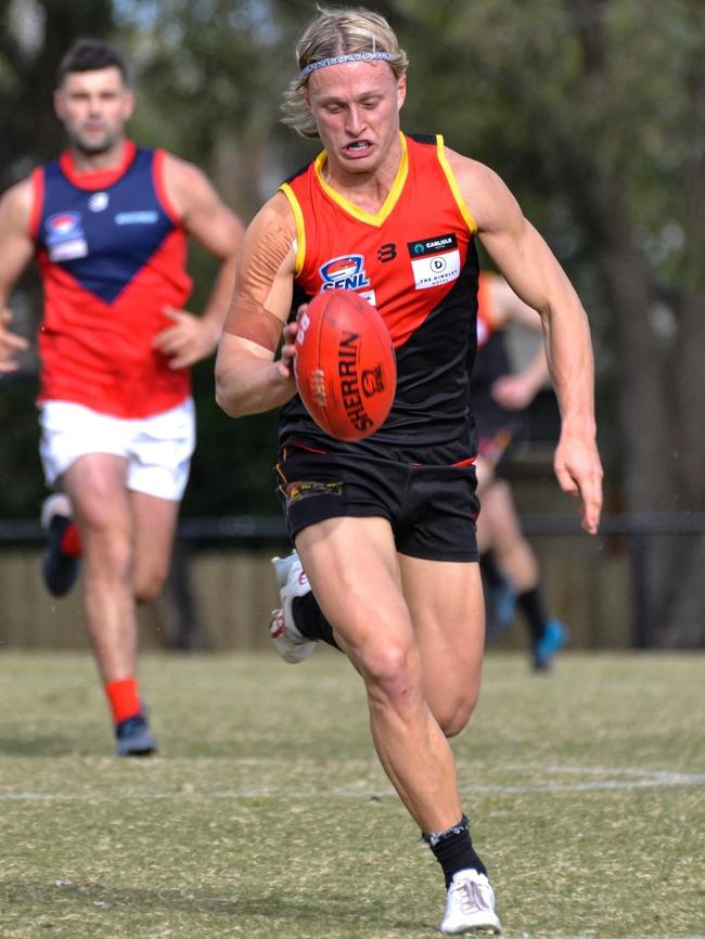 Dingley dasher Lachie Lamble is one the Dingoes will welcome back with open arms. Pictures: Jake Marriner/ Jam—visuals