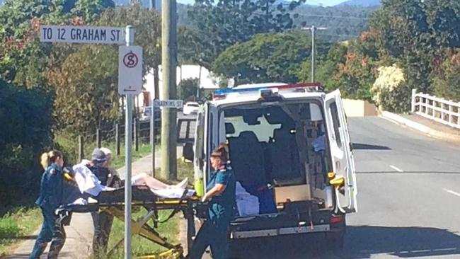 Ms Rivers was taken to Gympie Hospital in a stable condition following the bite. Picture: Josh Preston