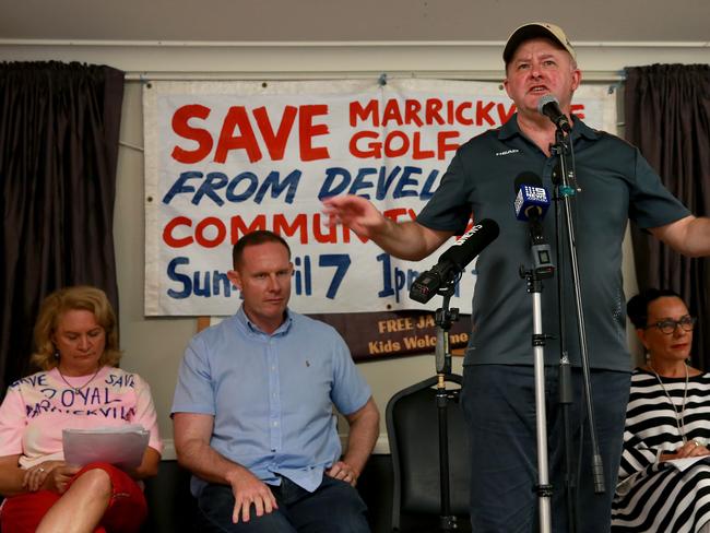 The last time the feud emerged it dragged in federal opposition leader Anthony Albanese. Picture: Toby Zerna